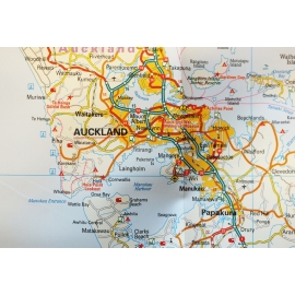 Nouvelle Zélande Nord - carte papier - 1:550 000