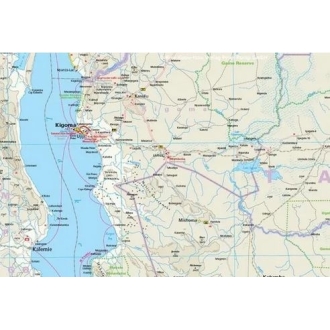 Tanzanie - carte papier - 1 : 1 200 000