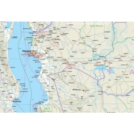 Tanzanie - carte papier - 1 : 1 200 000