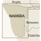 Namibie - carte papier - 1 : 1 200 000
