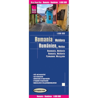 Roumanie - carte papier - 1 : 1 600 000