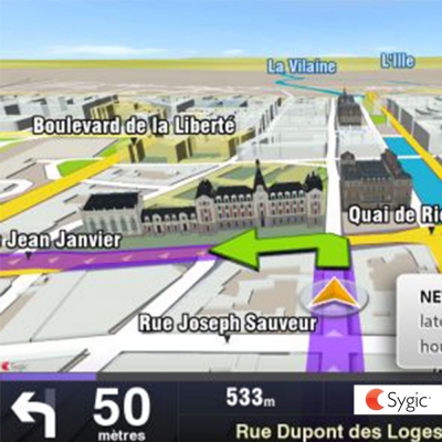 SYGIC Straßenführung - Android