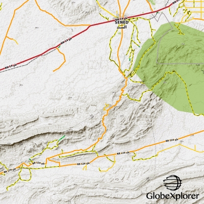 Tunisie - X-Ray Globe - 1 : 100 000 TOPO Relief