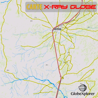 Sénégal - X-Ray GlobeXplorer - 1:30 000 TOPO Relief
