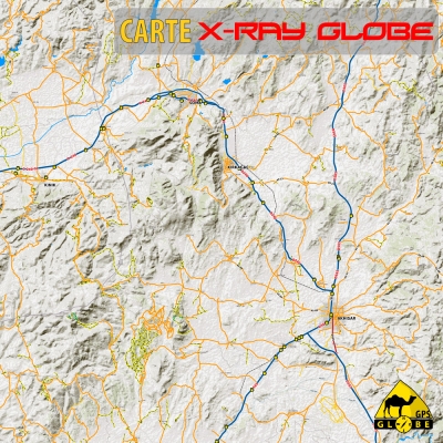 Maroc - X-Ray Globe - 1 : 100 000 TOPO Relief