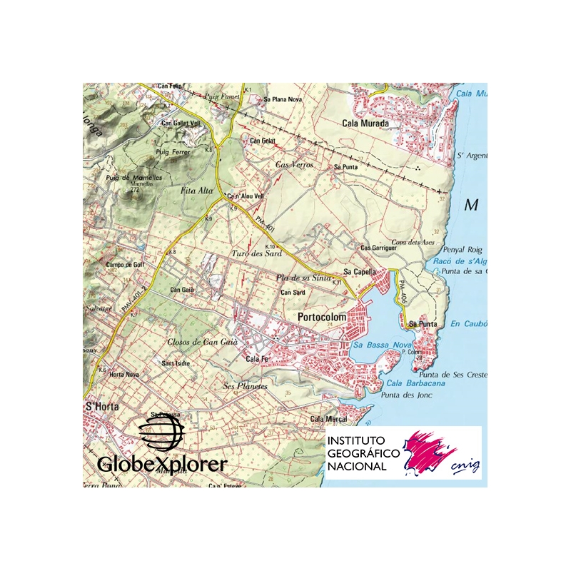 Iles Baléares (Espagne) - GlobeXplorer - 1 : 25 000