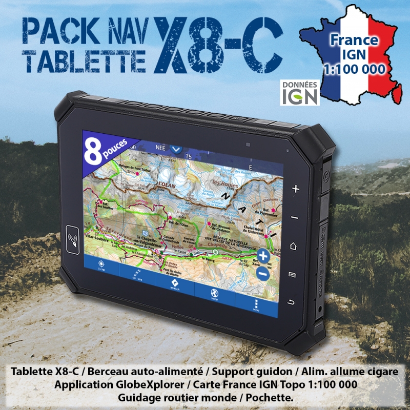 GlobeXplorer X8-C Pack Navigation