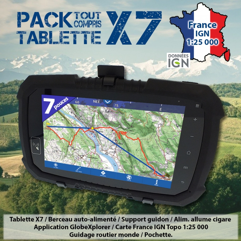 Tablette X7 Pack Navigation