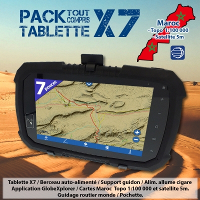 Tablette X7 Pack Navigation 4X4