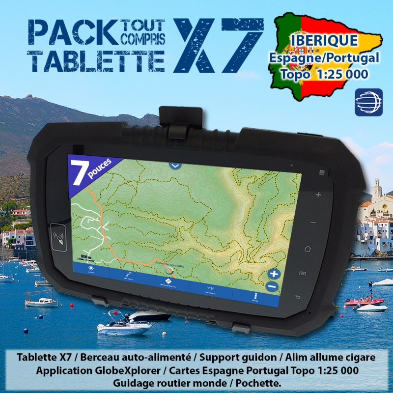 GlobeXplorer X7 Pack Tout Compris IBERIQUE