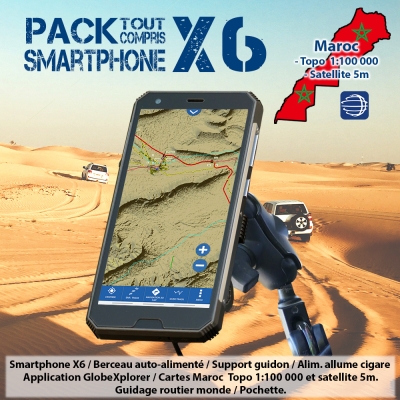 GlobeXplorer X6 Pack Tout Compris MAROC