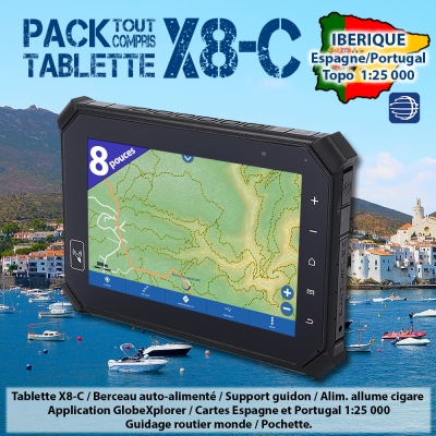 GlobeXplorer X8-C Pack Tout Compris IBERIQUE