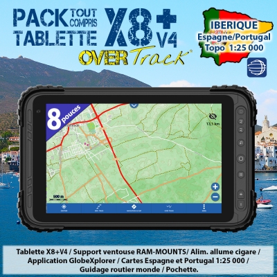 GlobeXplorer X8+V4 Pack Tout Compris IBERIQUE