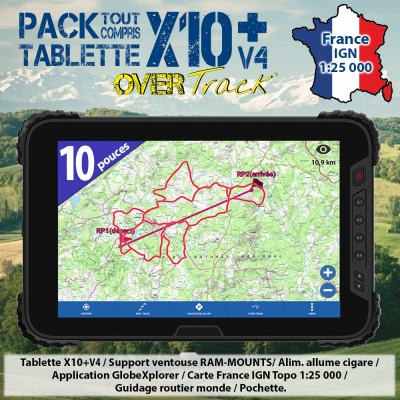 GlobeXplorer X10+ Pack Tout Compris FRANCE 25