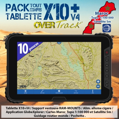 GlobeXplorer X10+ Pack Tout Compris MAROC