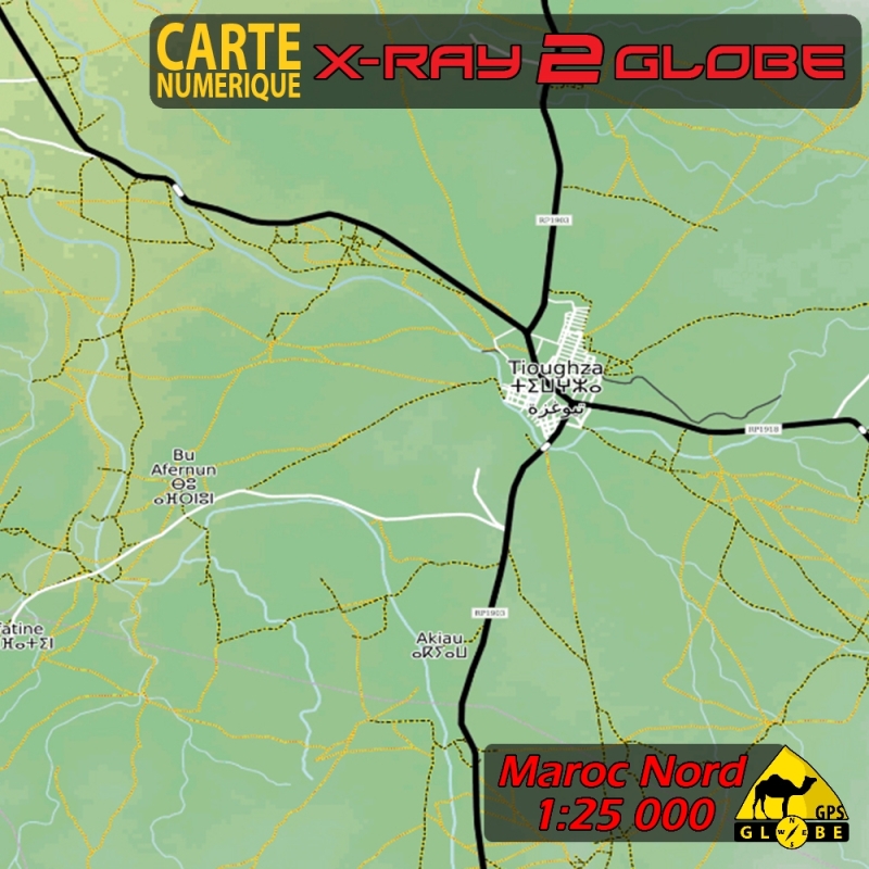 Maroc  X-Ray 2 NORD - 1:25 000 TOPO