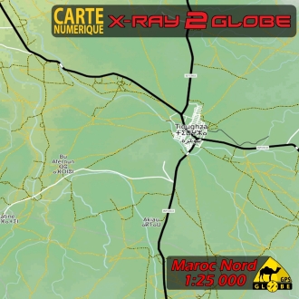 Maroc  X-Ray 2 NORD - 1:25 000 TOPO
