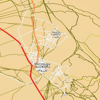 Maroc SUD  X-Ray 2 - 1:25 000 TOPO