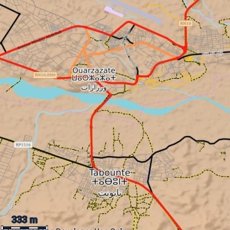 Maroc SUD  X-Ray 2 - 1:25 000 TOPO