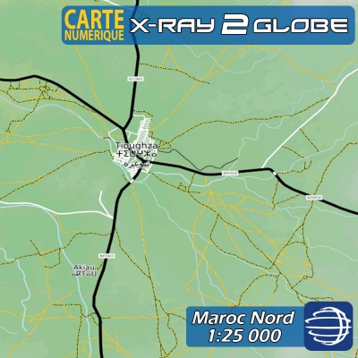 Maroc X-Ray 2 NORD - 1:25 000 TOPO