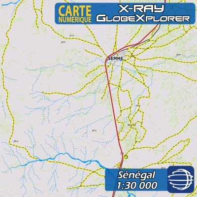 Maroc - X-Ray Globe - 1:100 000 TOPO Relief