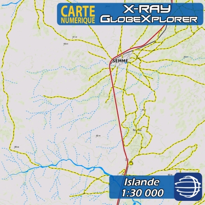 Islande - Xray GlobeXplorer - 1 : 30 000
