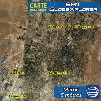 Maroc SAT GlobeXplorer - Précision 5 m - 1:25 000