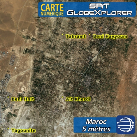 Maroc SAT GlobeXplorer - Précision 5 m - 1:25 000