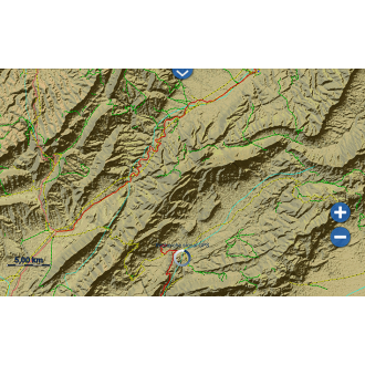 Maroc - X-Ray GlobeXplorer - 1:100 000 TOPO Relief