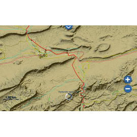 Maroc - X-Ray Globe - 1:100 000 TOPO Relief