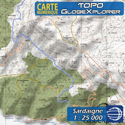 Sardaigne (Italie) - 1 : 25 000 - GlobeXplorer