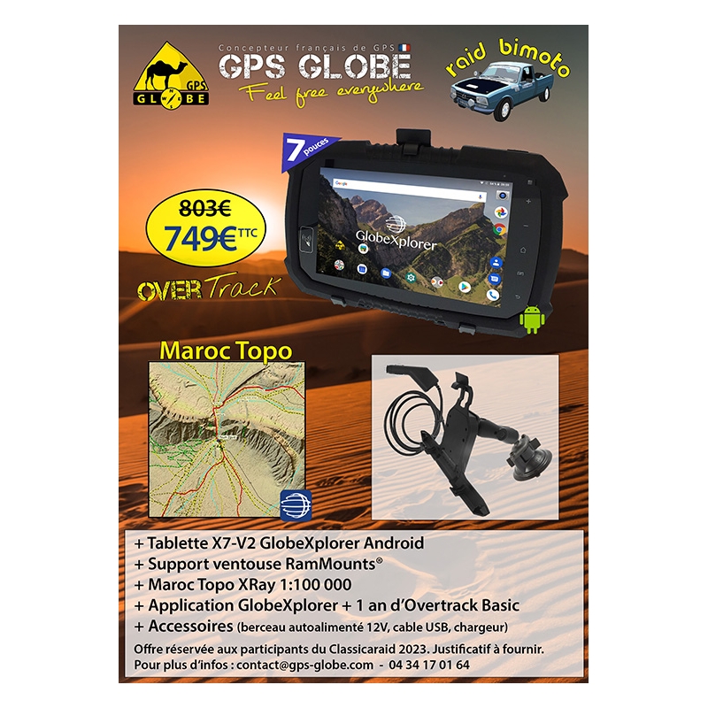GlobeXplorer X7 MAROC Pack BIMOTO