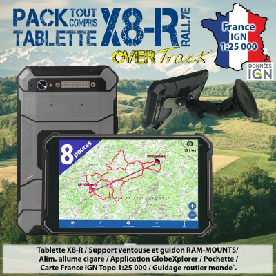 GlobeXplorer X8-R - Pack Tout Compris FRANCE 25