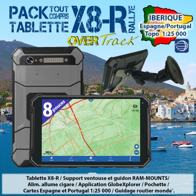 Tablette tactile étanche et antichocs GPS GLOBE 4X4 X10 Windows 10