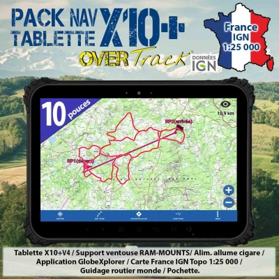 GlobeXplorer X10+ - Pack Tout Compris FRANCE 25